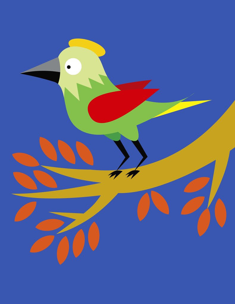 Detail of Green Bird by Anonymous