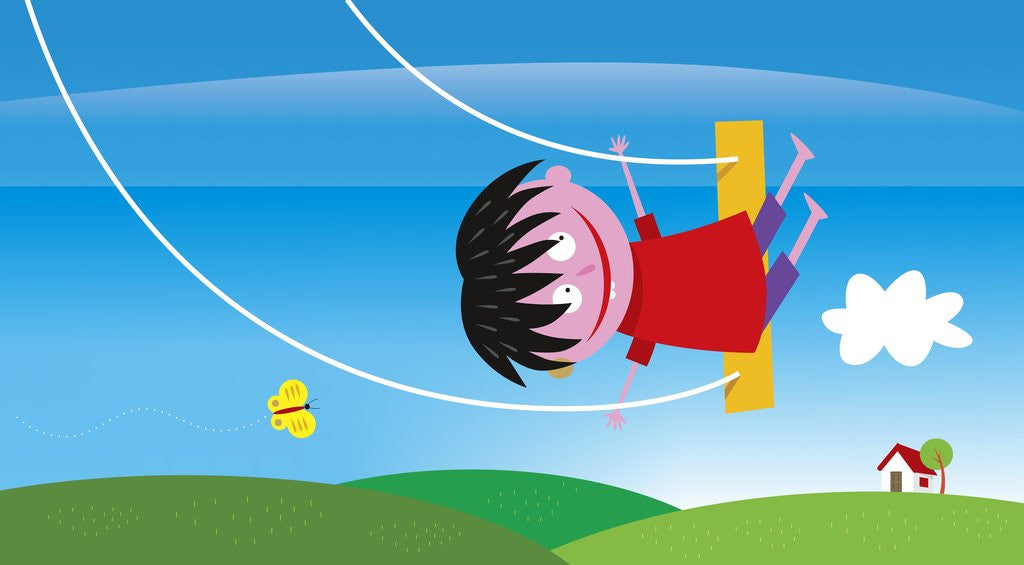 Detail of Swinging High by Anonymous