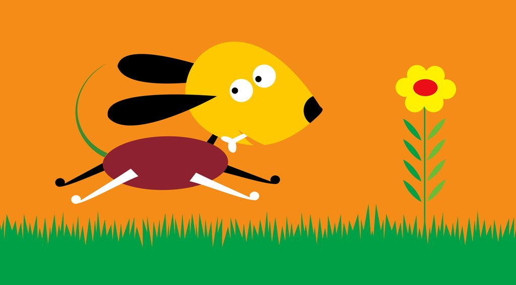 Detail of Running Dog by Anonymous