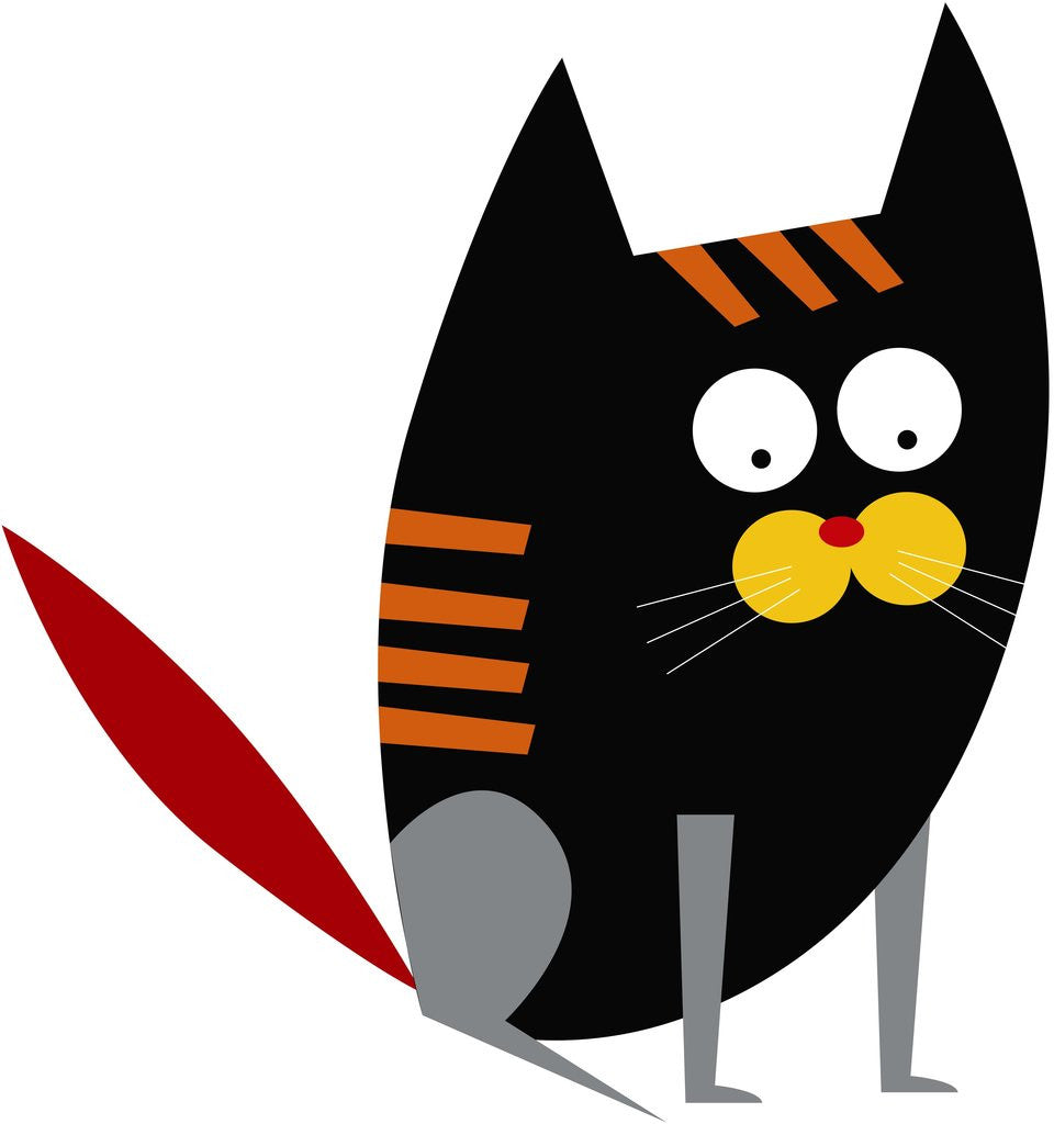 Detail of Black Cat by Anonymous