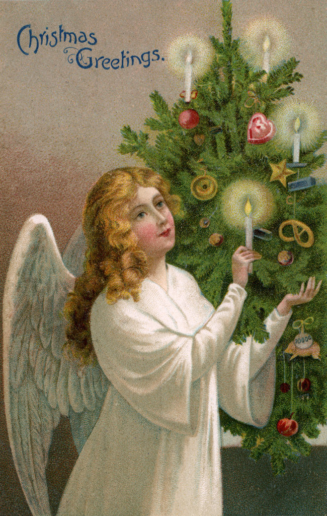 Detail of Christmas Greetings Postcard by Anonymous