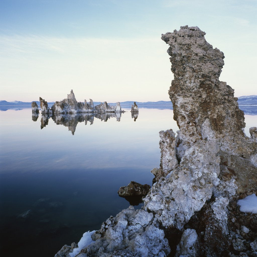 Detail of Rock Formations in Mono Lake by Corbis