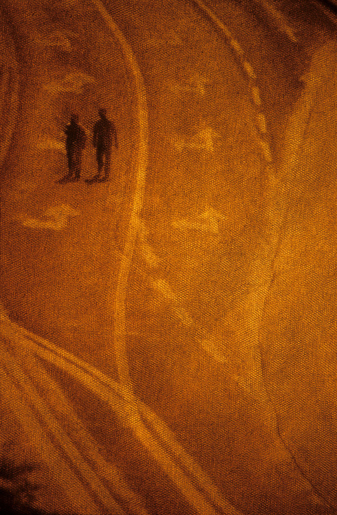 Detail of Two People and Avenue by Andre Burian