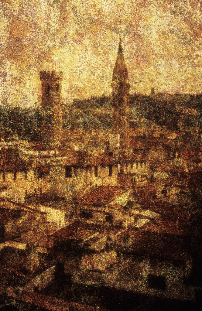 Detail of City View by Andre Burian
