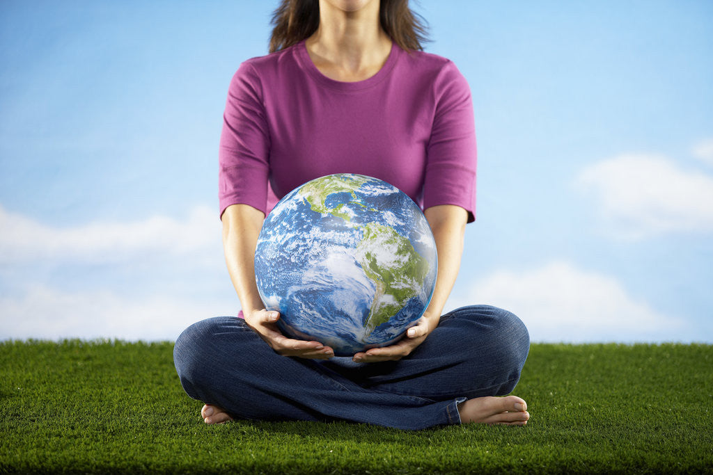 Detail of Woman Holding Earth in Her Lap by Anonymous