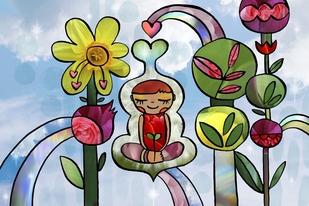 Detail of Woman doing yoga by Anonymous