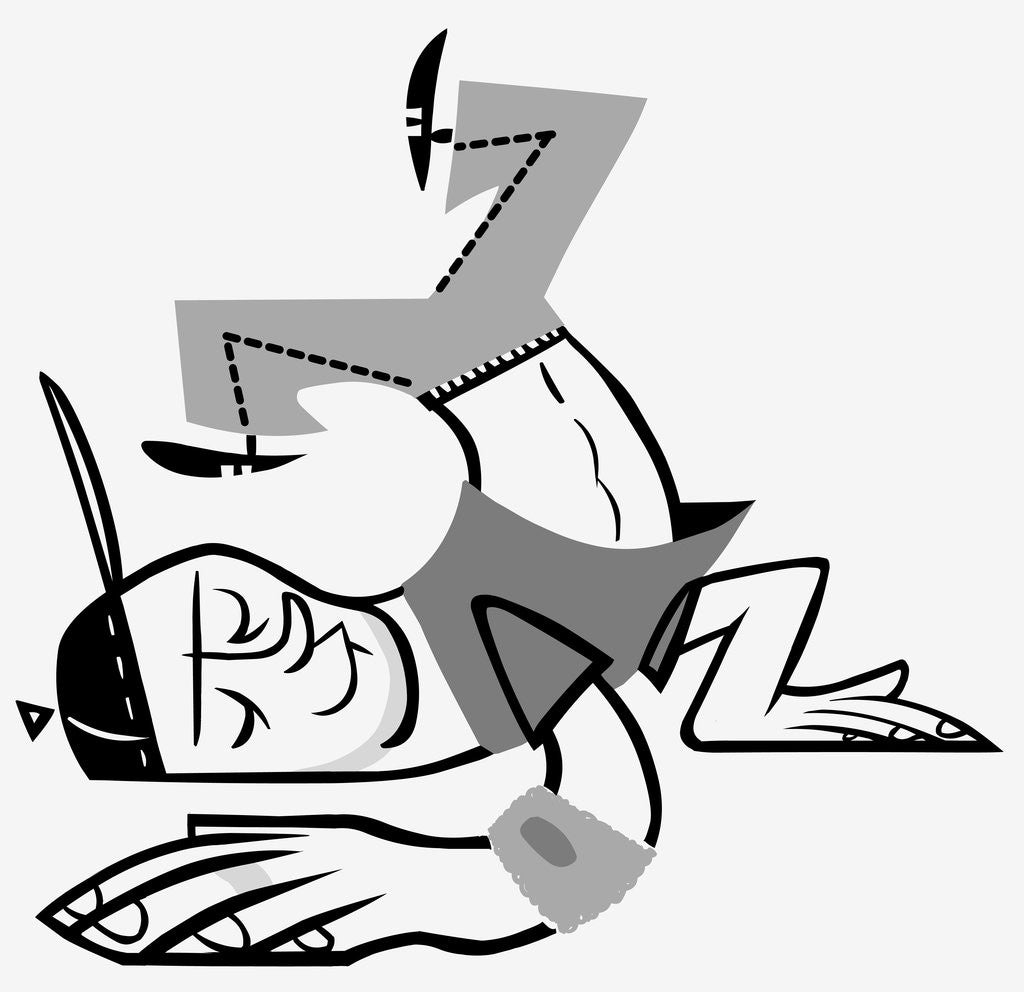 Detail of Breakdancer by Anonymous