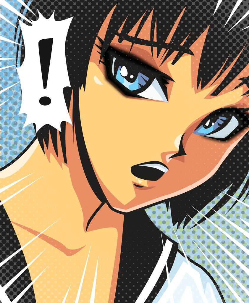 Detail of Anime Girl by Anonymous