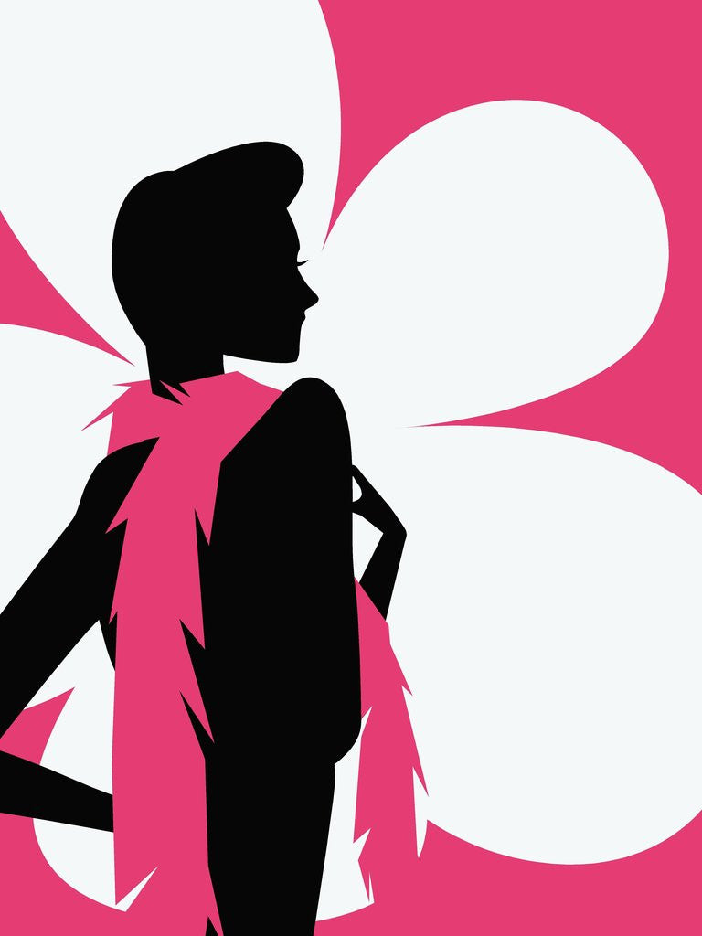 Detail of Woman with a pink scarf by Anonymous