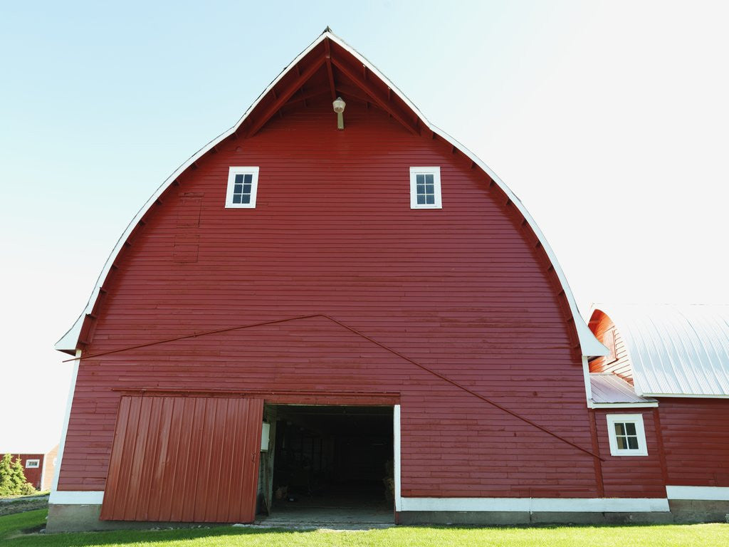 Detail of Red Barn by Anonymous