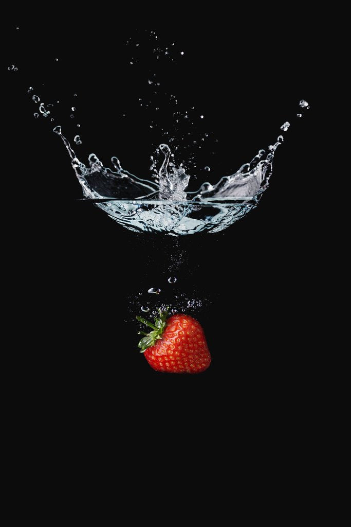 Detail of Strawberry in Water by Anonymous