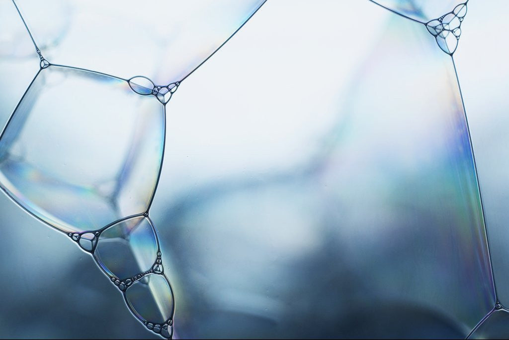 Detail of Blue Bubbles by Anonymous