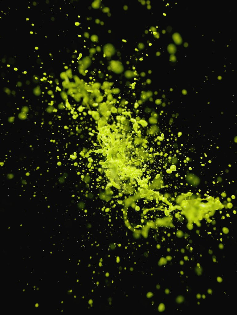 Detail of Splashing Green Liquid by Anonymous