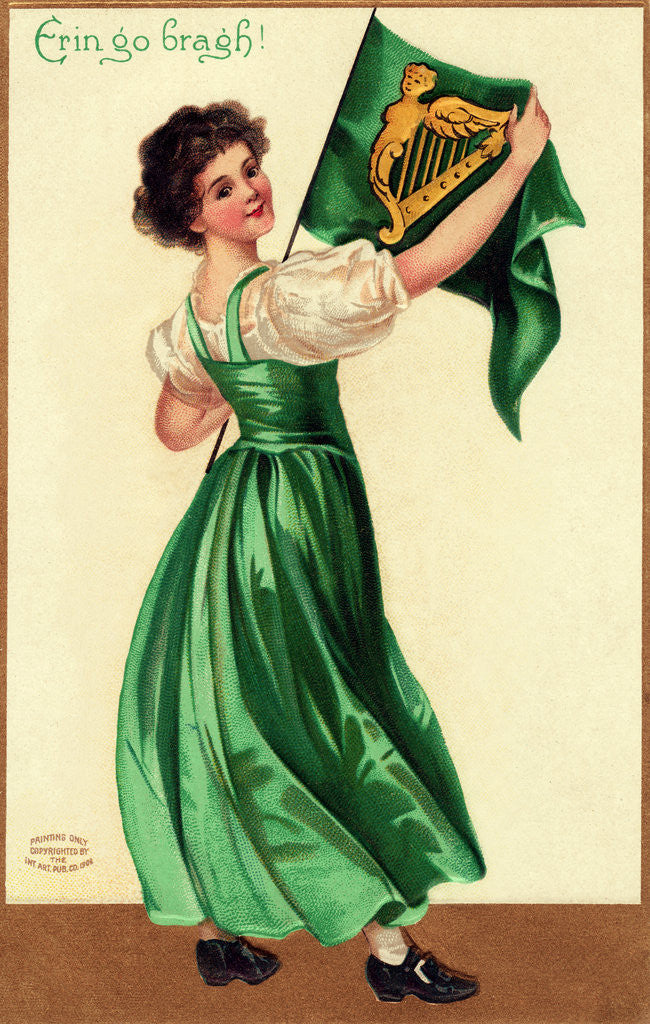 Detail of Erin Go Bragh Postcard by Anonymous