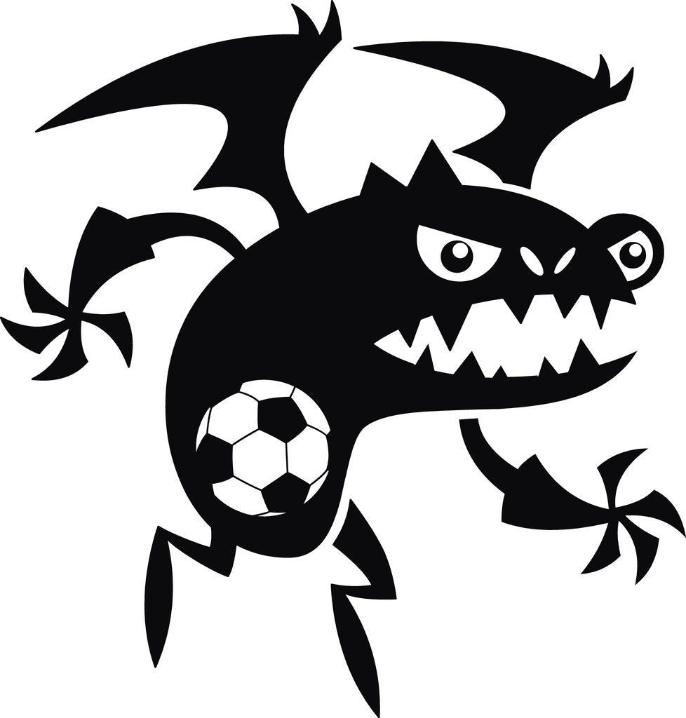 Detail of Goblin with Soccer Ball by Anonymous