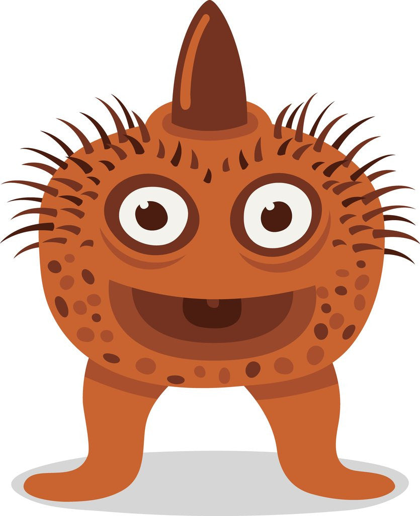 Detail of Orange monster by Anonymous