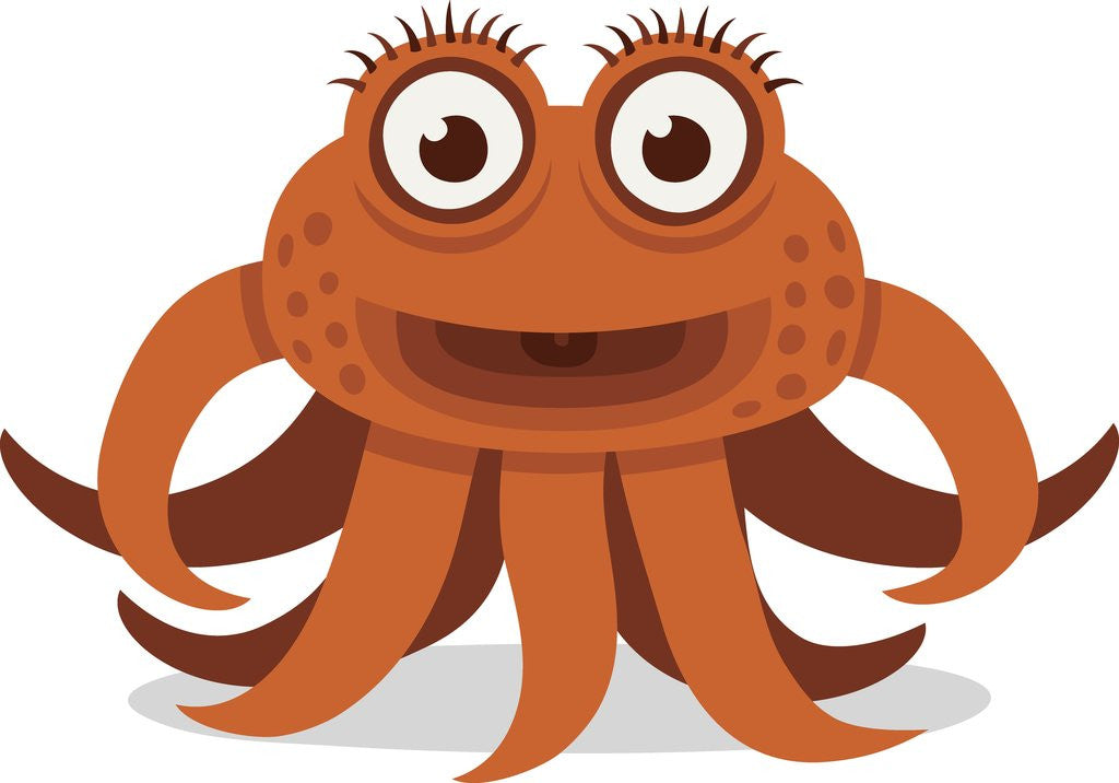 Detail of Orange monster by Anonymous