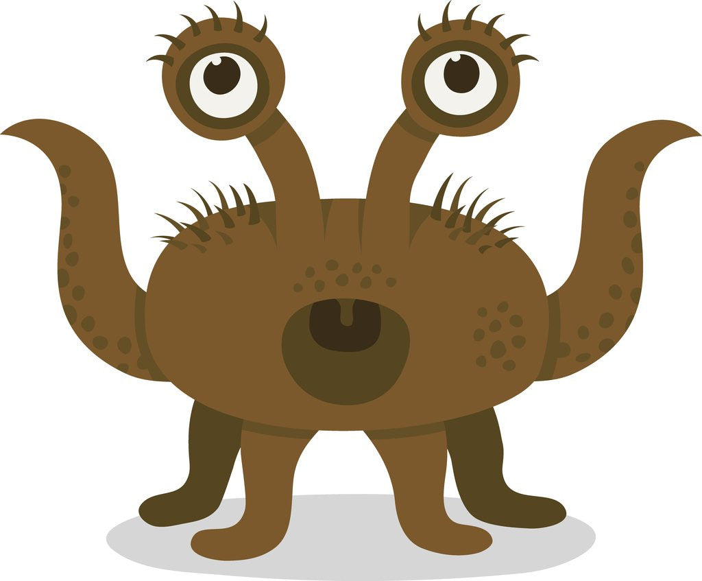 Detail of Brown monster by Anonymous