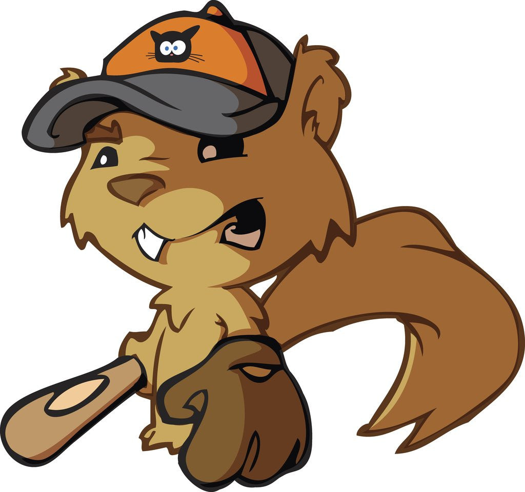 Detail of Squirrel Baseball Player by Anonymous