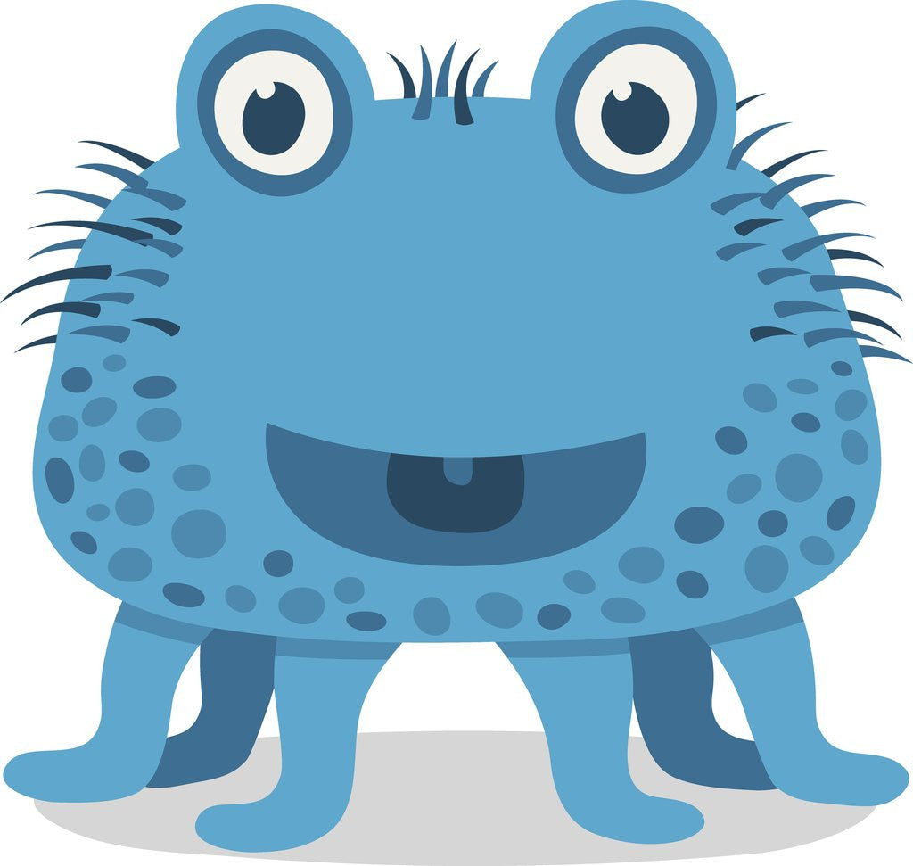 Detail of Blue Monster by Anonymous