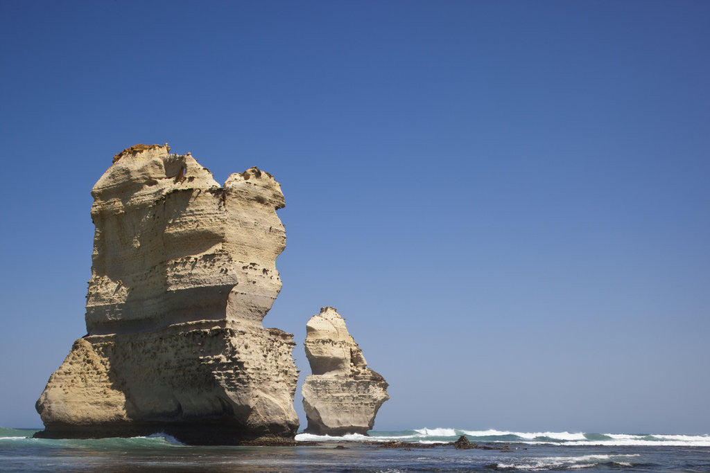 Detail of Twelve Apostles sea stacks near Gibsons Steps by Anonymous