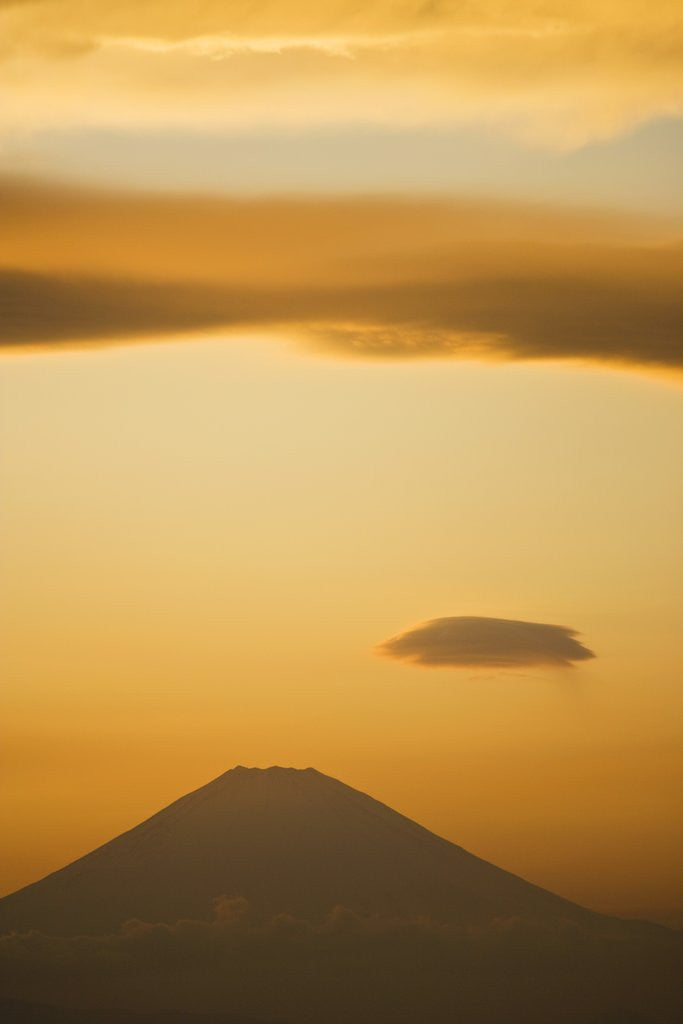 Detail of Mt. Fuji from Arasaki Point by Corbis