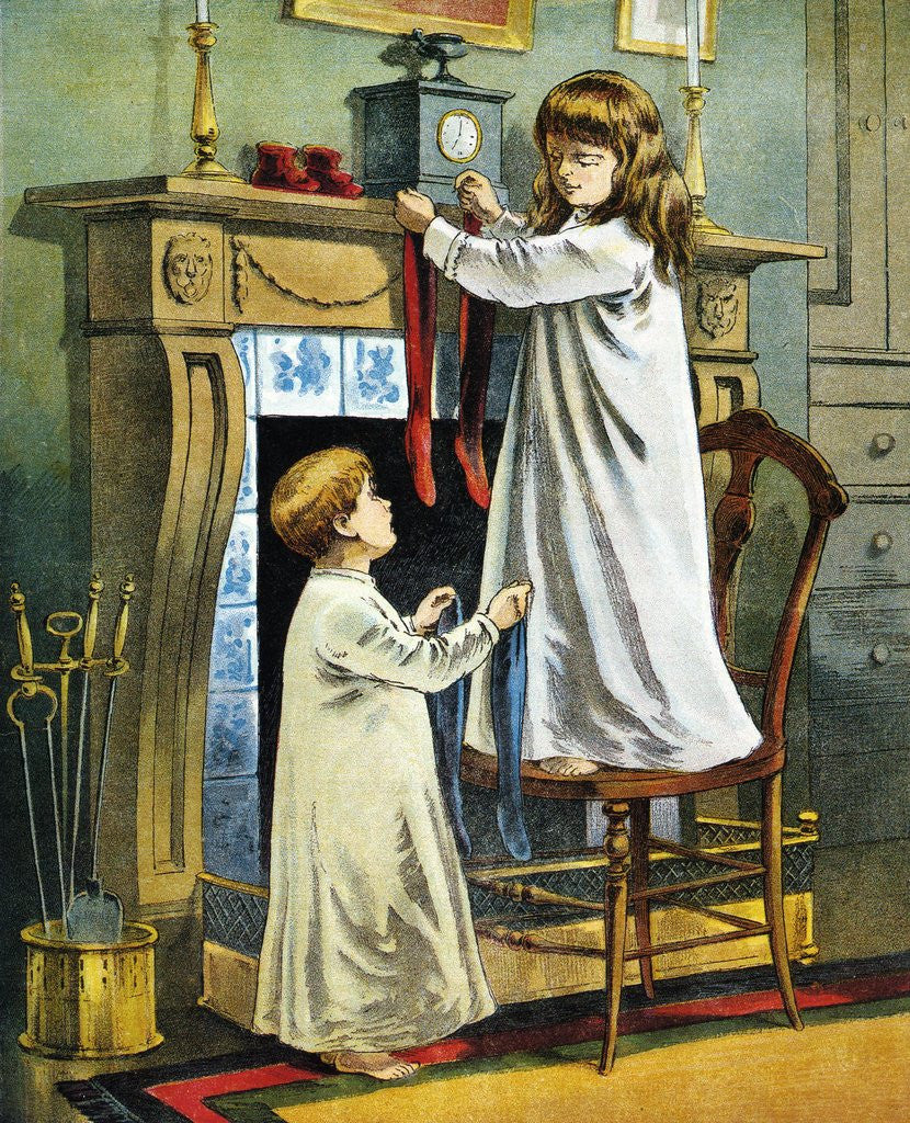 Detail of The Night Before Christmas by William Roger Snow