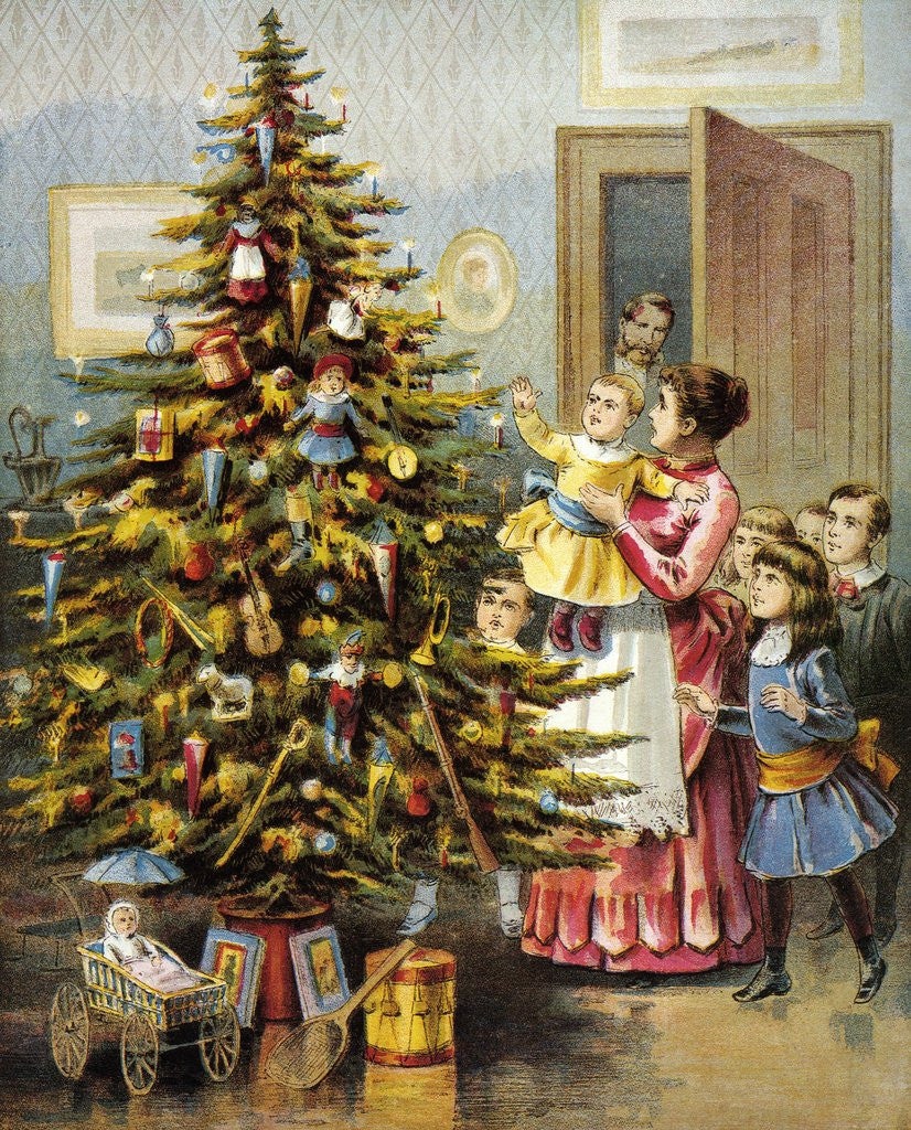 Detail of Merry Christmas to All and to All a Good Night by William Roger Snow