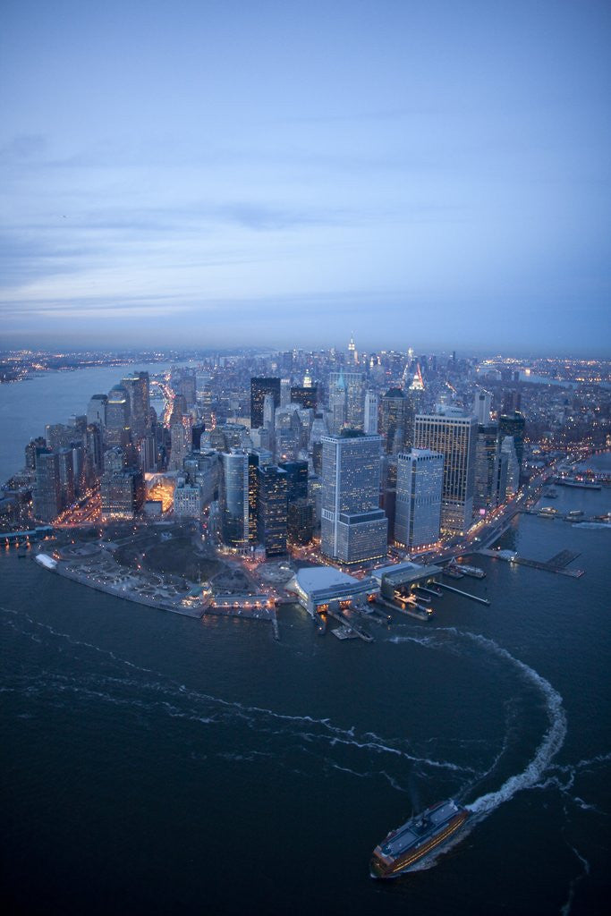 Detail of South Ferry, Manhattan by Anonymous