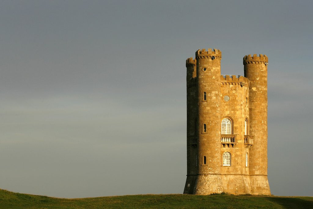 Broadway Tower standing prominently in the Cotswolds by Corbis