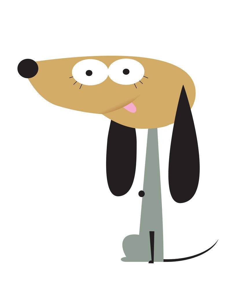 Detail of A Portrait of a Family Dog by Anonymous