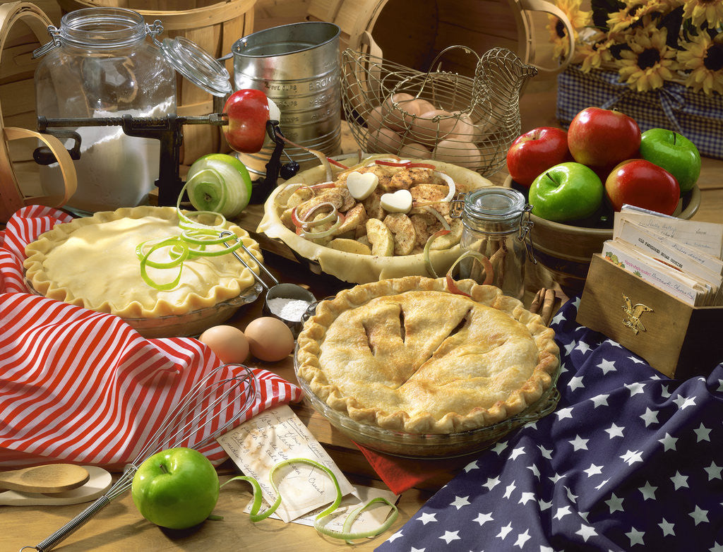 Detail of Baking pies by Anonymous