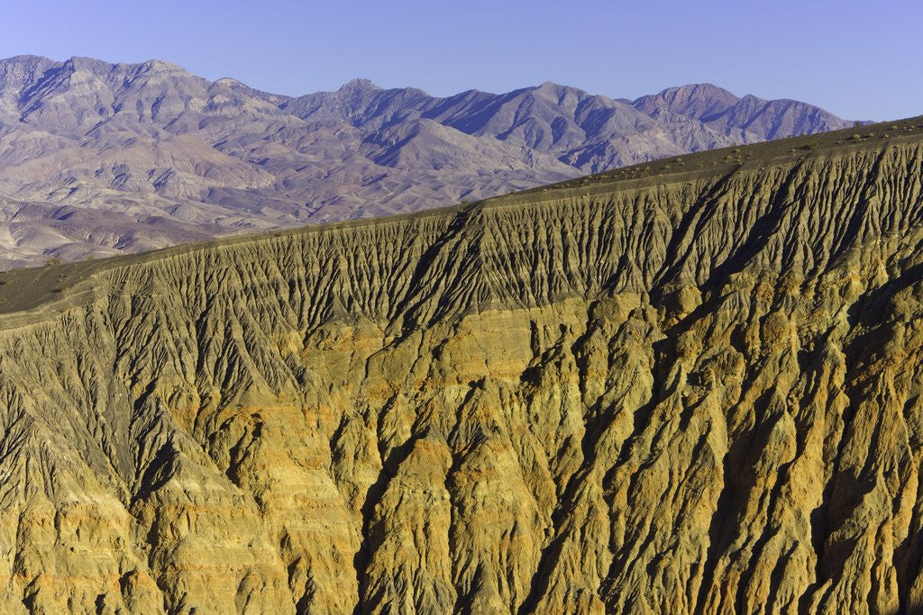 Detail of Ubehebe Crater in evening in Death Valley National Park by Anonymous