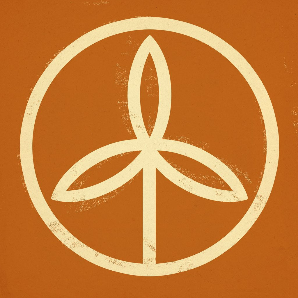Detail of Plant in a circle symbol by Anonymous