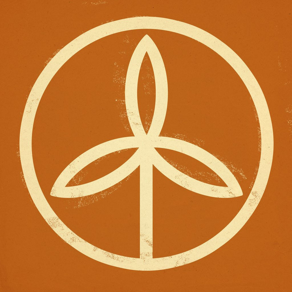 Detail of Plant in a circle symbol by Corbis