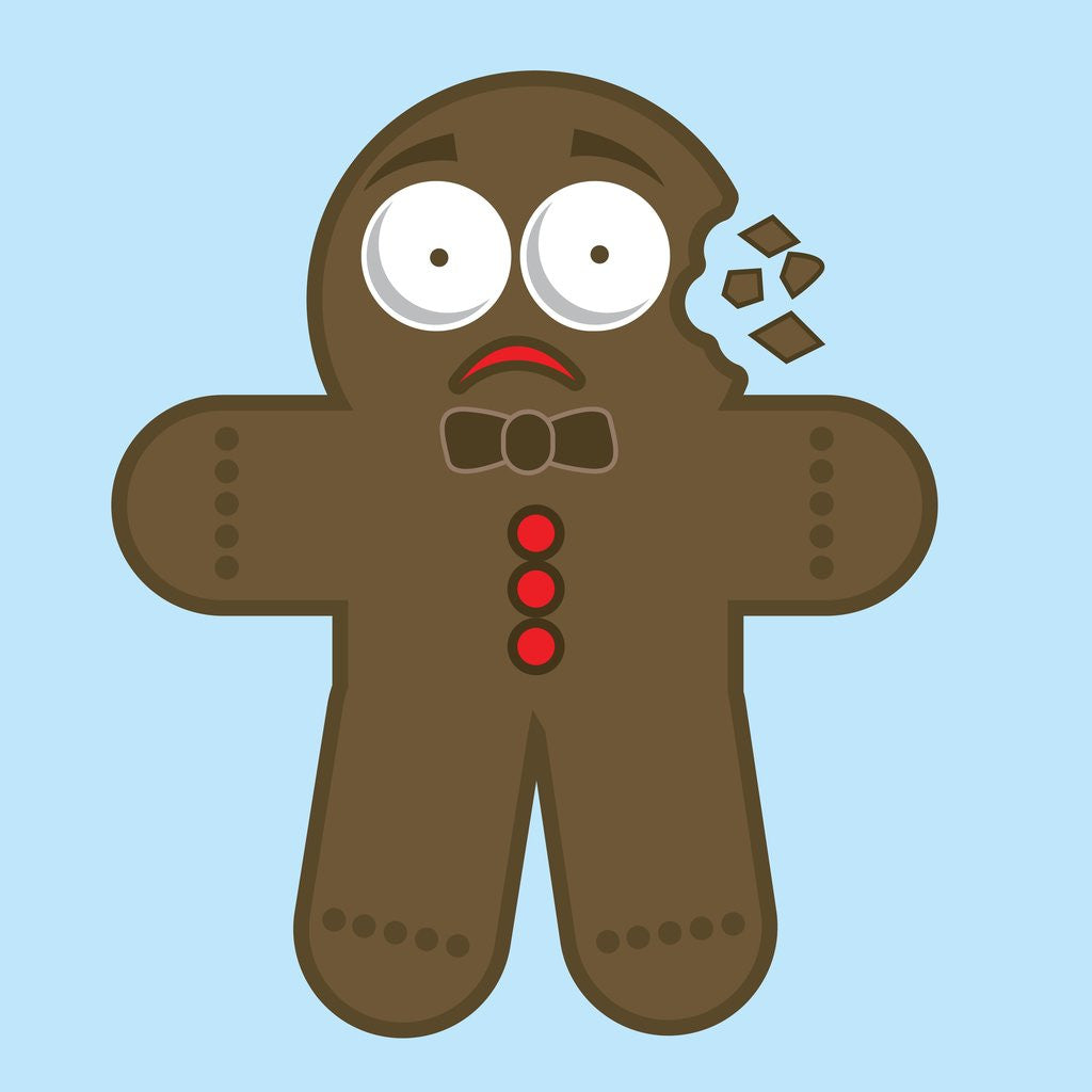 Detail of Crumbling gingerbread man by Anonymous