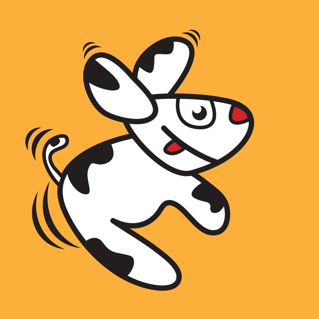 Detail of Excited dog by Anonymous