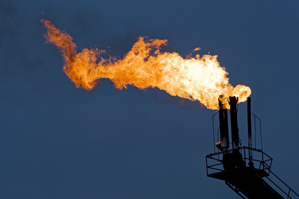 Detail of Natural gas flare by Anonymous