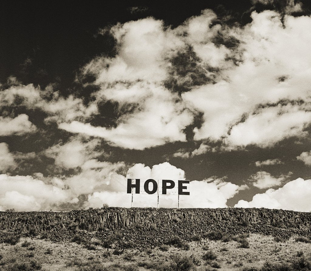 Detail of Hope Sign by Tom Marks