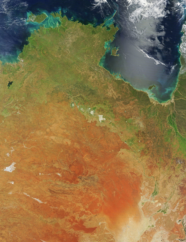Detail of Top End in Australia's Northern Territory by Anonymous