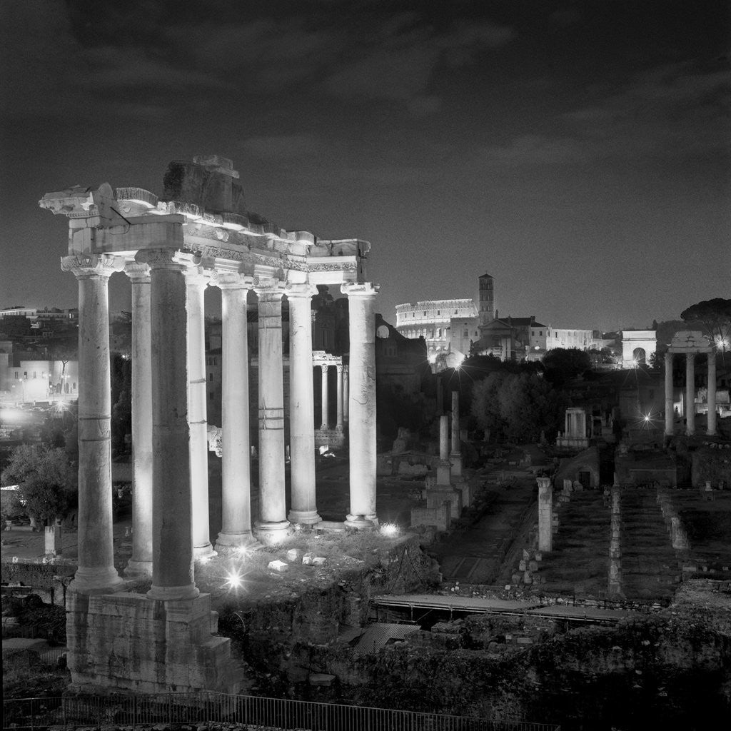 Detail of Roman Forum by Corbis