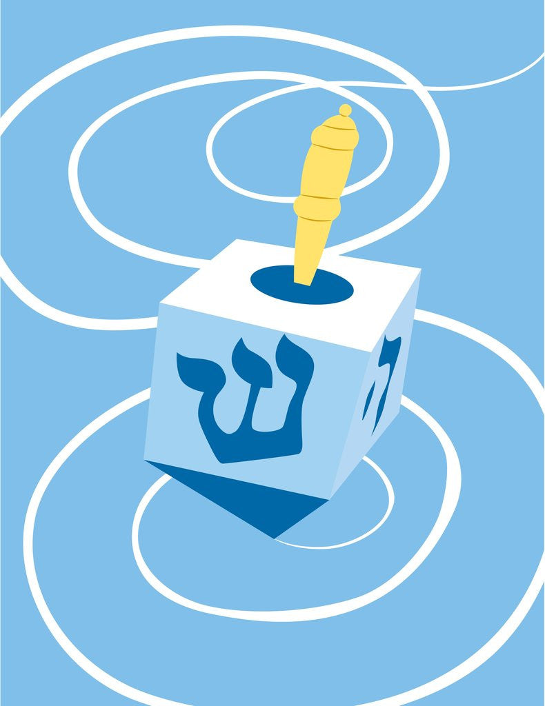 Detail of Dreidel by Anonymous