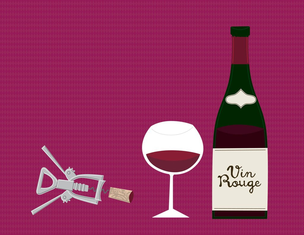Detail of Red Wine by Anonymous