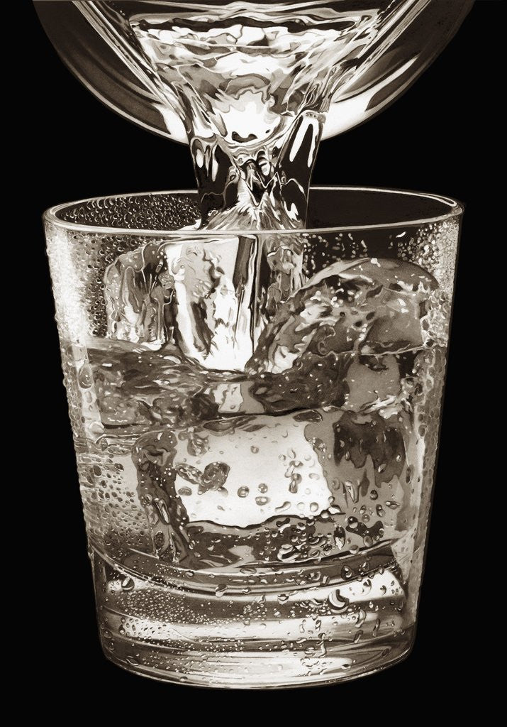 Detail of Water Glass by Anonymous