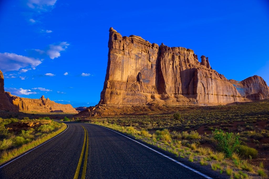 Detail of Road through Arches National Park by Anonymous