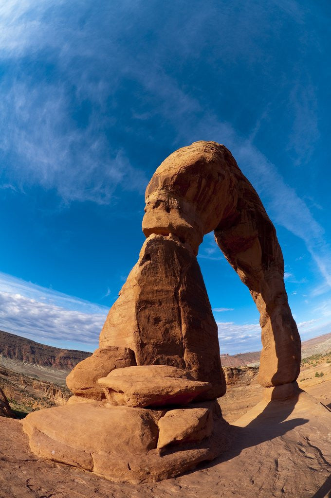 Detail of Delicate Arch in Arches National Park by Corbis