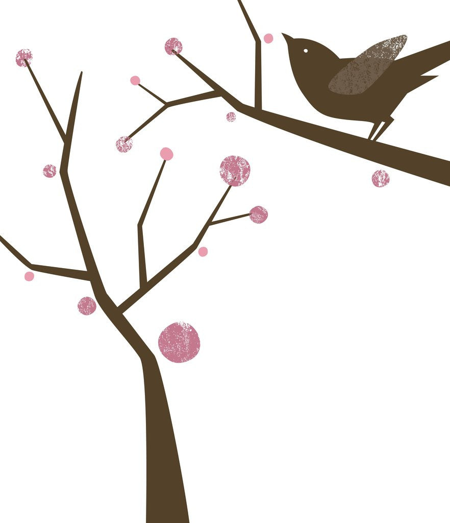 Detail of Bird in tree by Anonymous