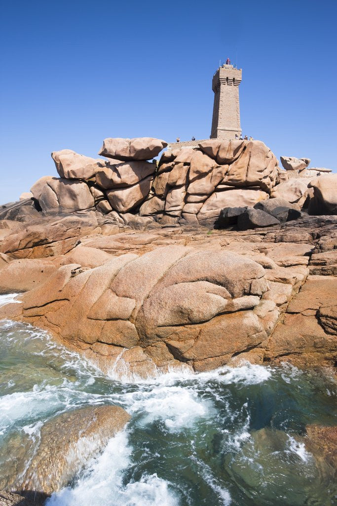 Detail of Ploumanach Lighthouse on the Cote de Granit Rose by Anonymous