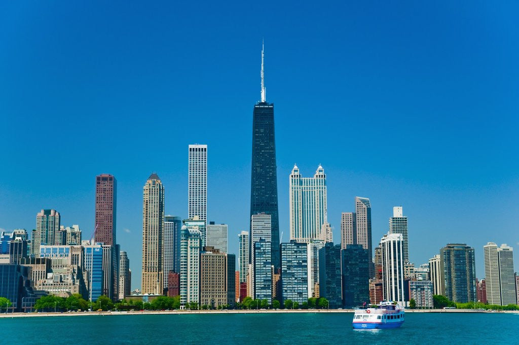 Detail of Chicago skyline by Anonymous