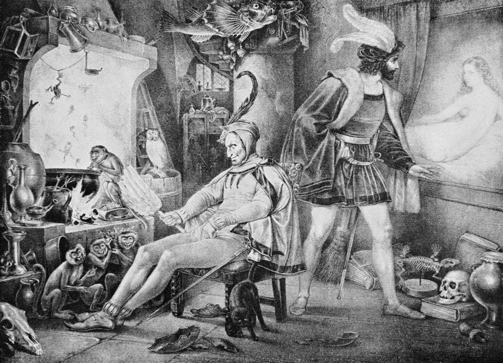 Detail of Faust by Anonymous